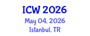 International Conference on Wastewater (ICW) May 04, 2026 - Istanbul, Turkey International Conference on Wastewater (ICW) May 04, 2026 - Istanbul, Turkey