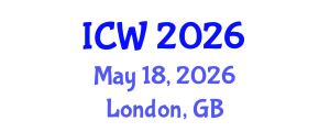 International Conference on Wastewater (ICW) May 18, 2026 - London, United Kingdom International Conference on Wastewater (ICW) May 18, 2026 - London, United Kingdom