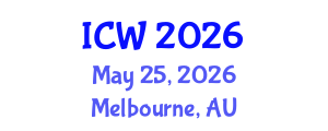 International Conference on Wastewater (ICW) May 25, 2026 - Melbourne, Australia International Conference on Wastewater (ICW) May 25, 2026 - Melbourne, Australia
