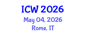 International Conference on Wastewater (ICW) May 04, 2026 - Rome, Italy International Conference on Wastewater (ICW) May 04, 2026 - Rome, Italy