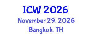 International Conference on Wastewater (ICW) November 29, 2026 - Bangkok, Thailand International Conference on Wastewater (ICW) November 29, 2026 - Bangkok, Thailand