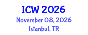International Conference on Wastewater (ICW) November 08, 2026 - Istanbul, Turkey International Conference on Wastewater (ICW) November 08, 2026 - Istanbul, Turkey