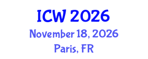 International Conference on Wastewater (ICW) November 18, 2026 - Paris, France International Conference on Wastewater (ICW) November 18, 2026 - Paris, France