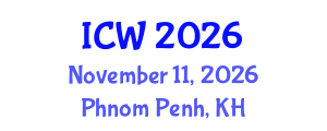 International Conference on Wastewater (ICW) November 11, 2026 - Phnom Penh, Cambodia International Conference on Wastewater (ICW) November 11, 2026 - Phnom Penh, Cambodia
