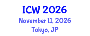 International Conference on Wastewater (ICW) November 11, 2026 - Tokyo, Japan International Conference on Wastewater (ICW) November 11, 2026 - Tokyo, Japan