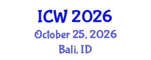 International Conference on Wastewater (ICW) October 25, 2026 - Bali, Indonesia