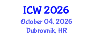 International Conference on Wastewater (ICW) October 04, 2026 - Dubrovnik, Croatia