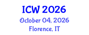 International Conference on Wastewater (ICW) October 04, 2026 - Florence, Italy International Conference on Wastewater (ICW) October 04, 2026 - Florence, Italy