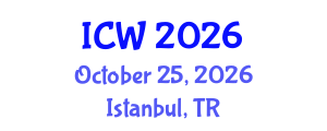 International Conference on Wastewater (ICW) October 25, 2026 - Istanbul, Turkey International Conference on Wastewater (ICW) October 25, 2026 - Istanbul, Turkey
