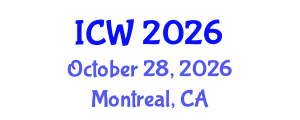 International Conference on Wastewater (ICW) October 28, 2026 - Montreal, Canada International Conference on Wastewater (ICW) October 28, 2026 - Montreal, Canada
