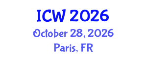 International Conference on Wastewater (ICW) October 28, 2026 - Paris, France International Conference on Wastewater (ICW) October 28, 2026 - Paris, France
