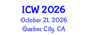 International Conference on Wastewater (ICW) October 21, 2026 - Quebec City, Canada International Conference on Wastewater (ICW) October 21, 2026 - Quebec City, Canada