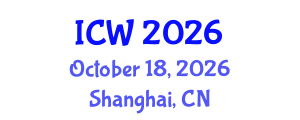 International Conference on Wastewater (ICW) October 18, 2026 - Shanghai, China International Conference on Wastewater (ICW) October 18, 2026 - Shanghai, China
