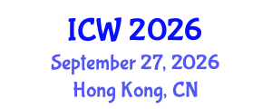 International Conference on Wastewater (ICW) September 27, 2026 - Hong Kong, China International Conference on Wastewater (ICW) September 27, 2026 - Hong Kong, China
