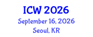 International Conference on Wastewater (ICW) September 16, 2026 - Seoul, Republic of Korea International Conference on Wastewater (ICW) September 16, 2026 - Seoul, Republic of Korea