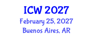 International Conference on Wastewater (ICW) February 25, 2027 - Buenos Aires, Argentina International Conference on Wastewater (ICW) February 25, 2027 - Buenos Aires, Argentina