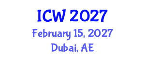 International Conference on Wastewater (ICW) February 15, 2027 - Dubai, United Arab Emirates International Conference on Wastewater (ICW) February 15, 2027 - Dubai, United Arab Emirates