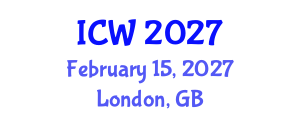 International Conference on Wastewater (ICW) February 15, 2027 - London, United Kingdom International Conference on Wastewater (ICW) February 15, 2027 - London, United Kingdom