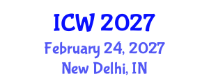 International Conference on Wastewater (ICW) February 24, 2027 - New Delhi, India International Conference on Wastewater (ICW) February 24, 2027 - New Delhi, India