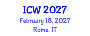 International Conference on Wastewater (ICW) February 18, 2027 - Rome, Italy International Conference on Wastewater (ICW) February 18, 2027 - Rome, Italy