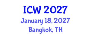 International Conference on Wastewater (ICW) January 18, 2027 - Bangkok, Thailand International Conference on Wastewater (ICW) January 18, 2027 - Bangkok, Thailand