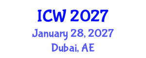 International Conference on Wastewater (ICW) January 28, 2027 - Dubai, United Arab Emirates International Conference on Wastewater (ICW) January 28, 2027 - Dubai, United Arab Emirates