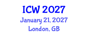 International Conference on Wastewater (ICW) January 21, 2027 - London, United Kingdom International Conference on Wastewater (ICW) January 21, 2027 - London, United Kingdom