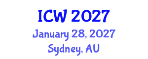 International Conference on Wastewater (ICW) January 28, 2027 - Sydney, Australia International Conference on Wastewater (ICW) January 28, 2027 - Sydney, Australia