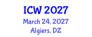 International Conference on Wastewater (ICW) March 24, 2027 - Algiers, Algeria International Conference on Wastewater (ICW) March 24, 2027 - Algiers, Algeria