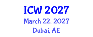 International Conference on Wastewater (ICW) March 22, 2027 - Dubai, United Arab Emirates International Conference on Wastewater (ICW) March 22, 2027 - Dubai, United Arab Emirates