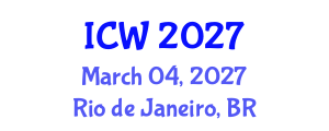 International Conference on Wastewater (ICW) March 04, 2027 - Rio de Janeiro, Brazil International Conference on Wastewater (ICW) March 04, 2027 - Rio de Janeiro, Brazil