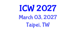 International Conference on Wastewater (ICW) March 03, 2027 - Taipei, Taiwan International Conference on Wastewater (ICW) March 03, 2027 - Taipei, Taiwan
