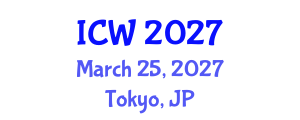 International Conference on Wastewater (ICW) March 25, 2027 - Tokyo, Japan International Conference on Wastewater (ICW) March 25, 2027 - Tokyo, Japan