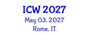 International Conference on Wastewater (ICW) May 03, 2027 - Rome, Italy International Conference on Wastewater (ICW) May 03, 2027 - Rome, Italy