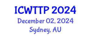 International Conference on Wastewater Treatment and Treatment Plants (ICWTTP) December 02, 2024 - Sydney, Australia