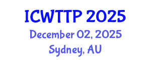 International Conference on Wastewater Treatment and Treatment Plants (ICWTTP) December 02, 2025 - Sydney, Australia