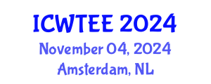 International Conference on Wastewater Treatment in Environmental Engineering (ICWTEE) November 04, 2024 - Amsterdam, Netherlands