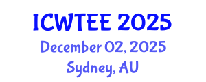 International Conference on Wastewater Treatment in Environmental Engineering (ICWTEE) December 02, 2025 - Sydney, Australia