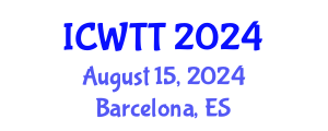 International Conference on Wastewater Treatment Technologies (ICWTT) August 15, 2024 - Barcelona, Spain