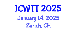 International Conference on Wastewater Treatment Technologies (ICWTT) January 14, 2025 - Zurich, Switzerland