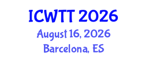 International Conference on Wastewater Treatment Technologies (ICWTT) August 16, 2026 - Barcelona, Spain