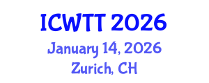 International Conference on Wastewater Treatment Technologies (ICWTT) January 14, 2026 - Zurich, Switzerland