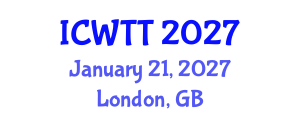 International Conference on Wastewater Treatment Technologies (ICWTT) January 21, 2027 - London, United Kingdom International Conference on Wastewater Treatment Technologies (ICWTT) January 21, 2027 - London, United Kingdom