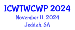 International Conference on Wastewater Treatment, Water Cycle and Water Pollution (ICWTWCWP) November 11, 2024 - Jeddah, Saudi Arabia