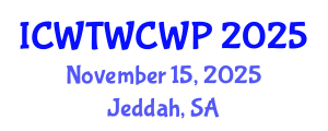 International Conference on Wastewater Treatment, Water Cycle and Water Pollution (ICWTWCWP) November 15, 2025 - Jeddah, Saudi Arabia