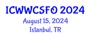 International Conference on Wastewater, Water Cycle, Sedimentation, Filtration and Oxidation (ICWWCSFO) August 15, 2024 - Istanbul, Turkey