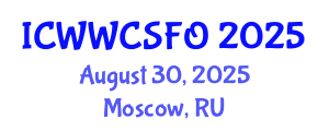 International Conference on Wastewater, Water Cycle, Sedimentation, Filtration and Oxidation (ICWWCSFO) August 30, 2025 - Moscow, Russia