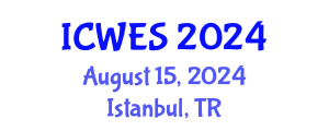 International Conference on Water and Environmental Sciences (ICWES) August 15, 2024 - Istanbul, Turkey