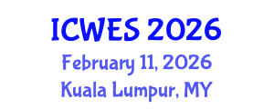 International Conference on Water and Environmental Sciences (ICWES) February 11, 2026 - Kuala Lumpur, Malaysia