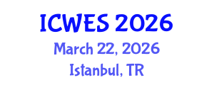 International Conference on Water and Environmental Sciences (ICWES) March 22, 2026 - Istanbul, Turkey